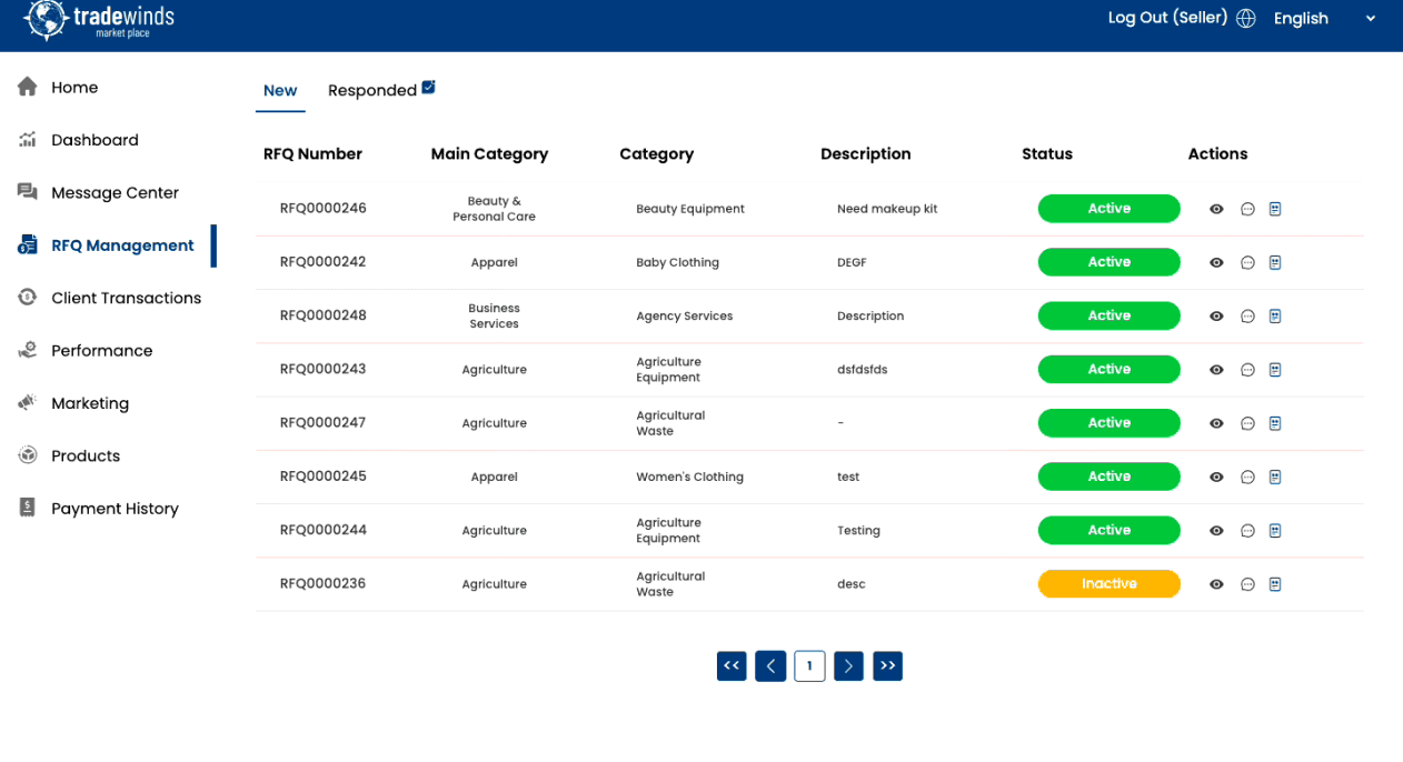 RFQ Tool- Request for Quotation